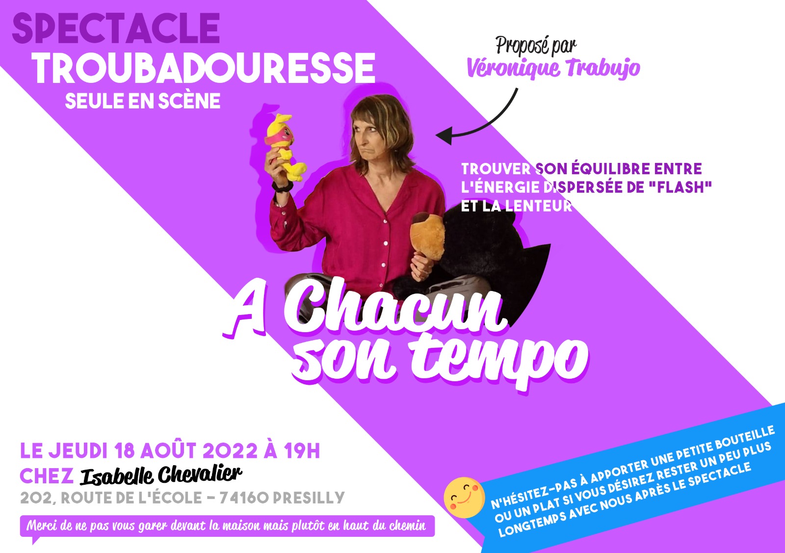 Spectacle Troubadouresse – Seule en scène